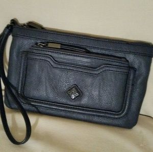 Simply Vera Wang wristlet navy blue